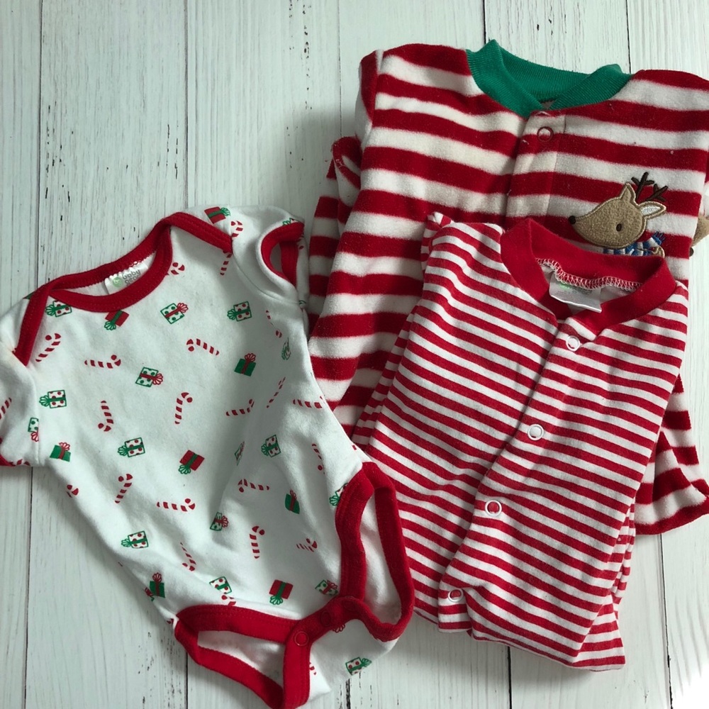 BOYS 0-3MO CHRISTMAS BUNDLE